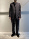 RAINMAKER / OFFICER COLLAR JACKET / CHARCOAL