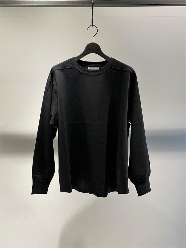MAISON MILL / THERMAL LONG SLEEVE SHIRT / BLACK