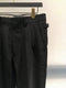 RAINMAKER / 2 PLEATED TROUSERS / BLACK