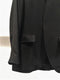 RAINMAKER / NO COLLAR JACKET / BLACK