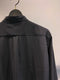 RAINMAKER / SHAWL COLLAR SHIRT / CHARCOAL