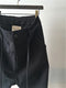 MARC POINT / SEERSUCKER SLIM TAPERED PANTS / BLACK