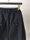 MARC POINT / SEERSUCKER SLIM TAPERED PANTS / BLACK