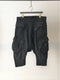MARC POINT / LOW CROTCH MILITARY PANTS / BLACK
