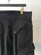 MARC POINT / LOW CROTCH MILITARY PANTS / BLACK