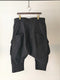 MARC POINT / LOW CROTCH MILITARY PANTS / BLACK