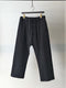MARC POINT / SEERSUCKER COULISSE PANTS / BLACK