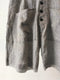 MARC POINT / WIDE LINEN SHORTS / L-GREY