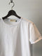 MARC POINT / BASIC CREW NECK T-SHIRT SHORT-SLEEVE / WHITE