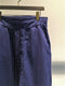 MARC POINT / LOW CROTCH EASY PANTS / DYED BLUE