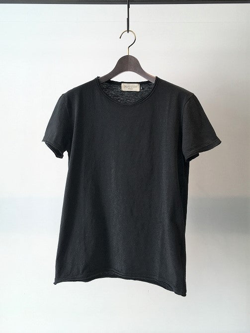 MARC POINT / BASIC CREW NECK T-SHIRT SHORT-SLEEVE / BLACK