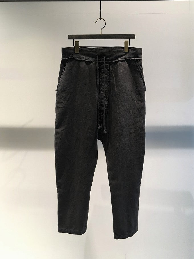 MARC POINT / LOW CROTCH EASY PANTS / ANTHRACITE