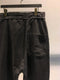 MARC POINT / LOW CROTCH EASY PANTS / ANTHRACITE