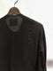 MARC POINT / NO COLLAR SHIRT / BLACK