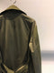 BIRO-SHOTEN / COLOR BLOC COAT / OLIVE-KHAKI