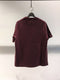 QASIMI / SHORT SLEEVE SWEAT SHIRT / WINE