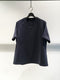 QASIMI / SHORT SLEEVE SWEAT SHIRT / MARINE
