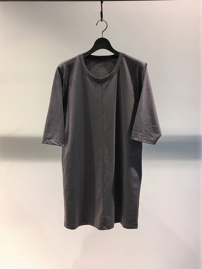 LA HAINE INSIDE US / CENTER SEAM HALF SLEEVE TEE / CHARCOAL
