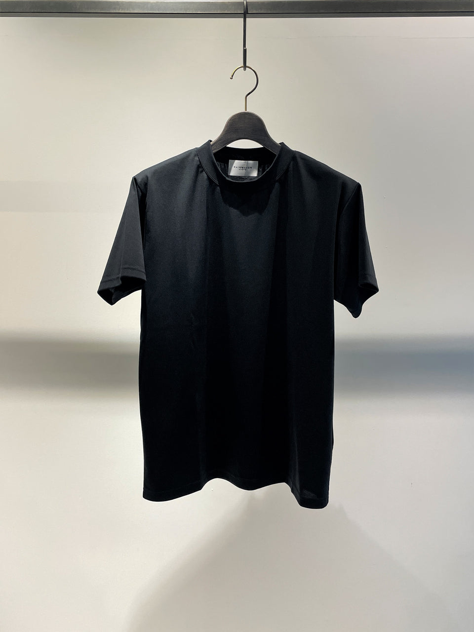 RAINMAKER / COMPACT CREW NECK T-SHIRT / BLACK