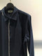J-B-J / EMBROIDERY REGULAR COLLAR SHIRT / NAVY