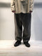 NOURHAGE / BENTAL02 WIDE TAPERED TROUSERS / GREY