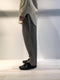 NOURHAGE / BENTAL02 WIDE TAPERED TROUSERS / GREY