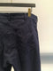 J-B-J / HAND EMBROIDERY LINEN PANTS / NAVY
