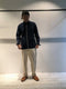 J-B-J / EMBROIDERY REGULAR COLLAR SHIRT / NAVY