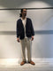 J-B-J / LINER JACKET / NAVY