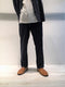 J-B-J / HAND EMBROIDERY LINEN PANTS / NAVY