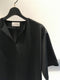 RAINMAKER / SLIT NECK T-SHIRT / BLACK