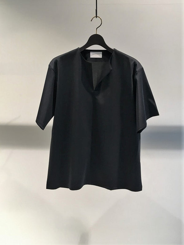 RAINMAKER / SLIT NECK T-SHIRT / NAVY