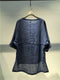 ANTONIO TUO / LINEN T-SHIRT / BLUE