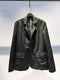 ANTONIO TUO / LINEN BLAZER / BLACK