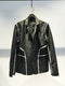 ANTONIO TUO / LINEN BLAZER / BLACK