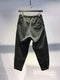 UMIT UNAL / CROPPED DROP CROTCH TROUSERS / CHARCOAL