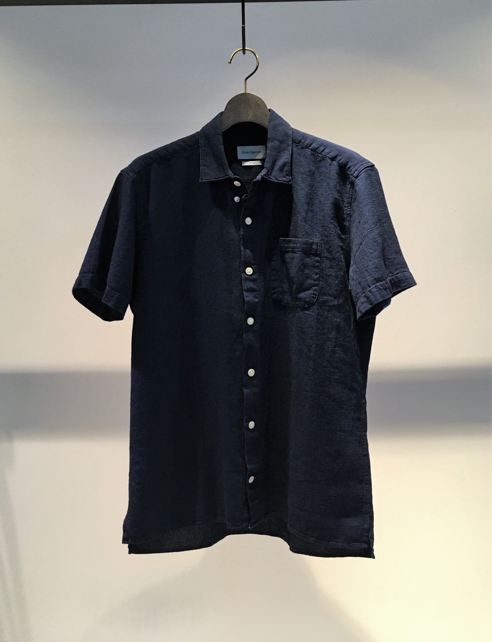 OLIVER SPENCER / HAWAIIAN SHIRT / INDIGO RINSE