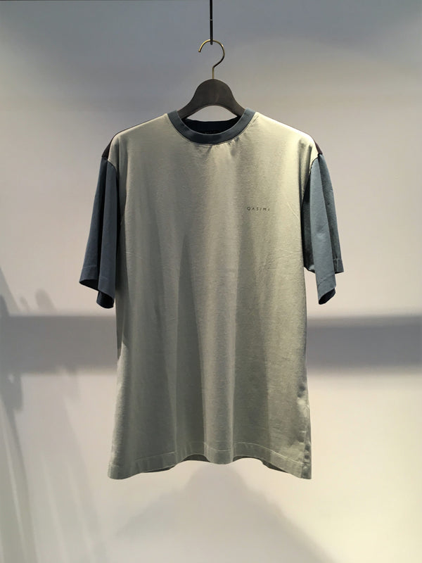 QASIMI / COLOUR BLOC TSHIRT / METAL