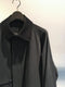 RAINMAKER / DETACHABLE COLLAR COAT / DARK-GREY