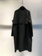 RAINMAKER / DETACHABLE COLLAR COAT / DARK-GREY