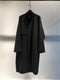RAINMAKER / DETACHABLE COLLAR COAT / DARK-GREY