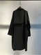 RAINMAKER / DETACHABLE COLLAR COAT + NISHIJIN / OLIVE