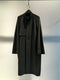 RAINMAKER / DETACHABLE COLLAR COAT + NISHIJIN / OLIVE