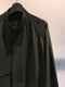 RAINMAKER / DETACHABLE COLLAR COAT + NISHIJIN / OLIVE