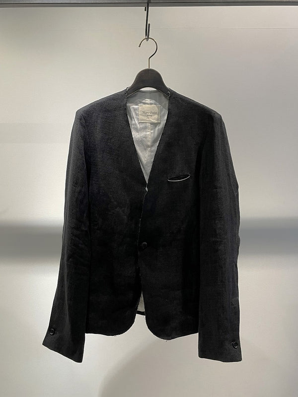 MARC POINT / NO COLLAR 1B JACKET / BLACK