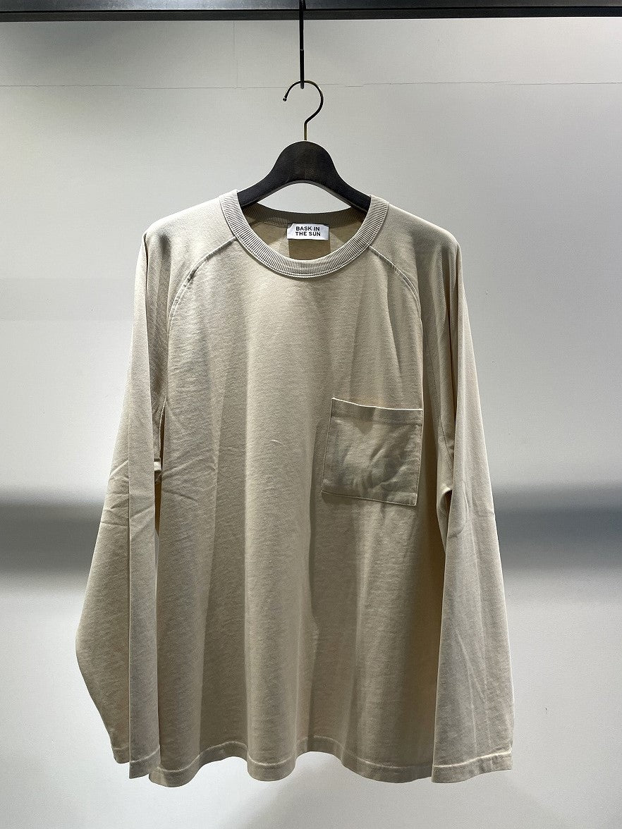 BASK IN THE SUN / RAGLAN LONG SLEEVE / IVORY