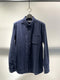 BASK IN THE SUN / BUTTON DOWN SHIRT / BLUE