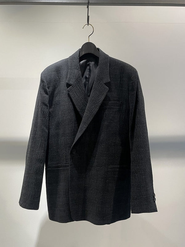 LA HAINE INSIDE US / 1B DOUBLE BREASTED JACKET / CHECK