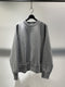 RAINMAKER / ONE-SIDE KIMONO SLEEVE SWEAT SHIRT LOOSE-FIT / GREY