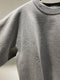 RAINMAKER / ONE-SIDE KIMONO SLEEVE SWEAT SHIRT LOOSE-FIT / GREY